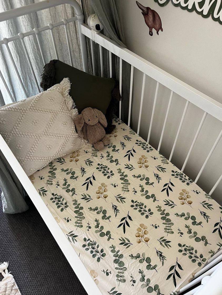 Leaf cot sheets best sale