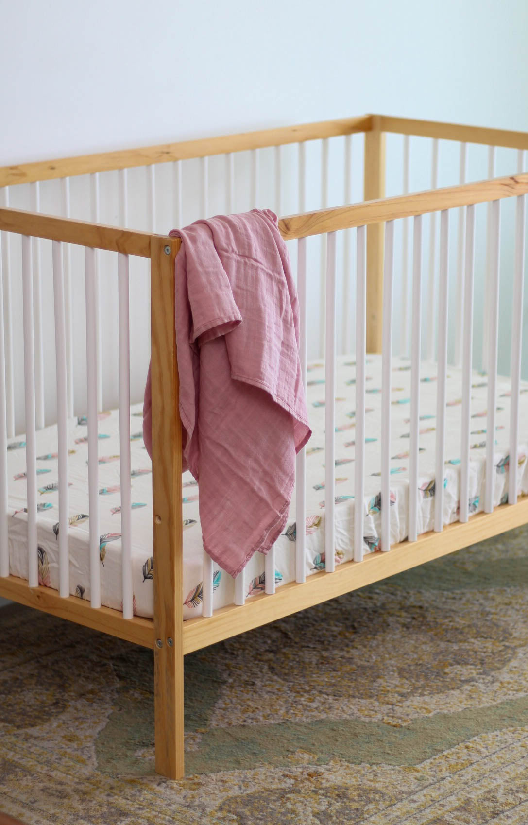 Bamboo Feather Cot Sheet