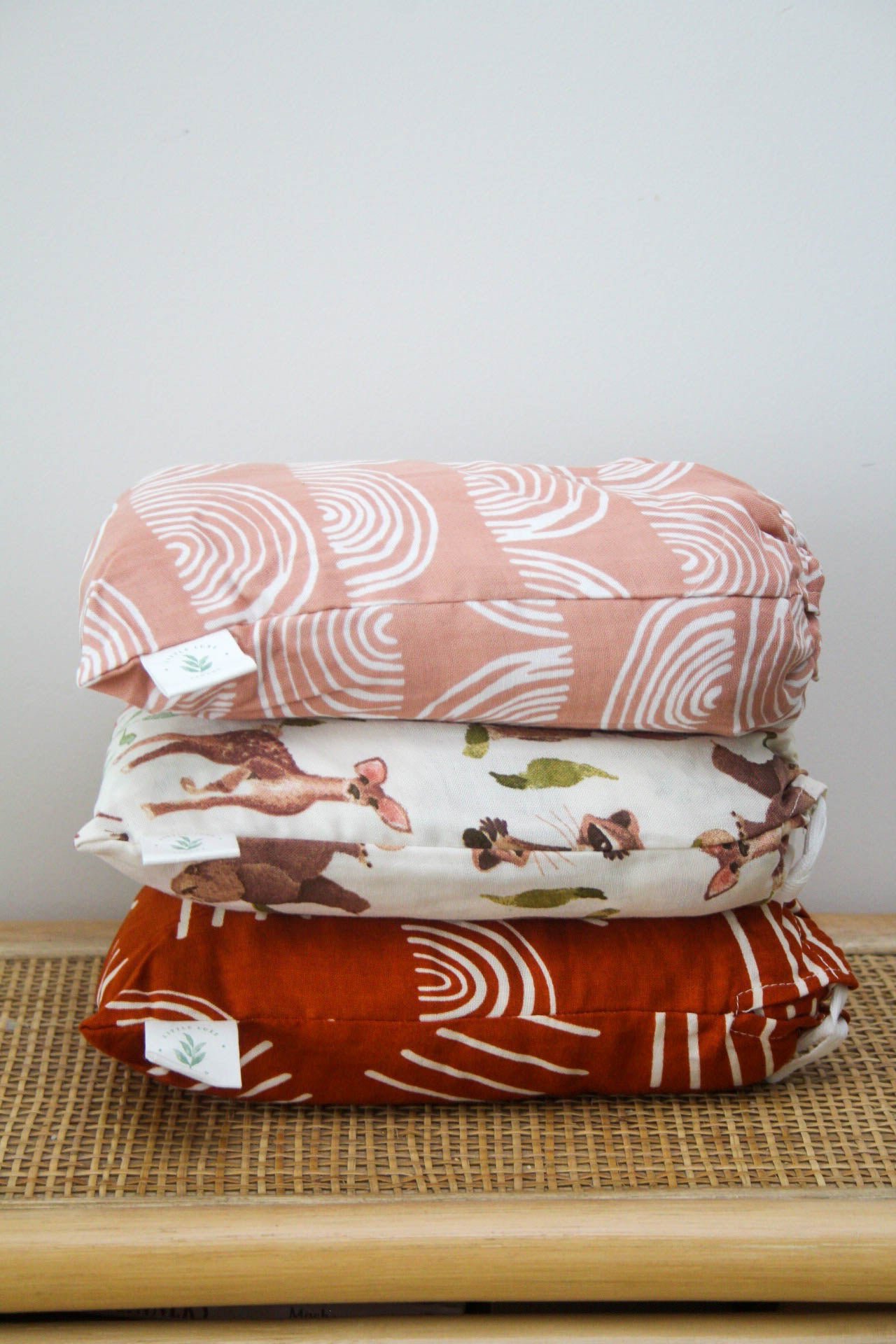 Bamboo Burnt Orange Cot Sheet